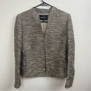 Lafayette‎ 148 New York Metallic Woven Tweed Blazer